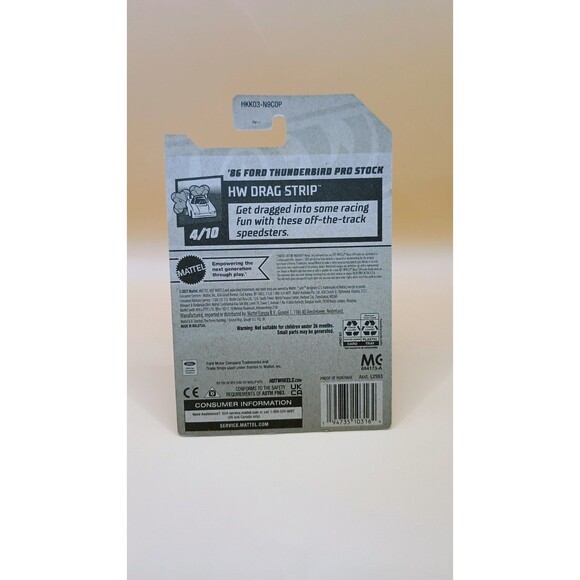 2023 Hot Wheels 107/250 HKK03 '86 Ford Thunderbird Pro Stock HW Drag Strip 4/10 - Picture 6 of 7
